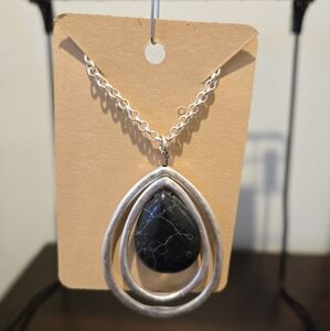 Teardrop Pendant Necklace